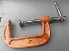 Load image into Gallery viewer, 3" G Clamp Heavy Duty Cast Iron C Clamp Screw Vice Tool Workshop Clamp