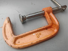 Load image into Gallery viewer, 3" G Clamp Heavy Duty Cast Iron C Clamp Screw Vice Tool Workshop Clamp