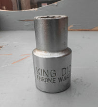 Load image into Gallery viewer, King Dick 12mm Socket HSM 212 Chrome Vanadium 1/2" Drive Metric Tool