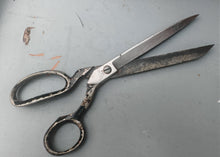 Load image into Gallery viewer, Vintage 24cm Tailor Shears Heavy Duty Fabric Scissors Steel Used