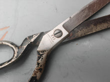 Load image into Gallery viewer, Vintage 24cm Tailor Shears Heavy Duty Fabric Scissors Steel Used