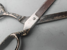 Load image into Gallery viewer, Vintage 24cm Tailor Shears Heavy Duty Fabric Scissors Steel Used