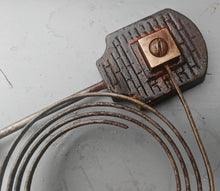 Load image into Gallery viewer, Vintage Clock Gong Chime Coil Assembly Cast Iron Brass Mount 15cm Part