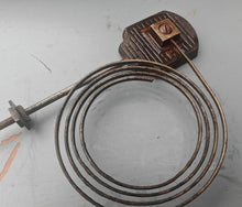 Load image into Gallery viewer, Vintage Clock Gong Chime Coil Assembly Cast Iron Brass Mount 15cm Part