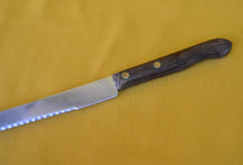 Load image into Gallery viewer, Vintage 90's  Wooden Handle Small Kitchen Cutting Knife, Kitchenali 1990's