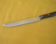 Load image into Gallery viewer, Vintage 90's  Wooden Handle Small Kitchen Cutting Knife, Kitchenali 1990's