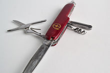 Load image into Gallery viewer, Vintage Handyman Army Knife Pocket Tool, Red Colour