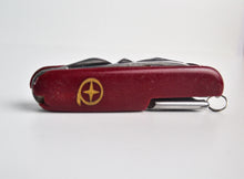 Load image into Gallery viewer, Vintage Handyman Army Knife Pocket Tool, Red Colour