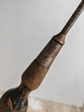 Load image into Gallery viewer, Vintage Stanley Wooden Handle Slotted Screwdriver No 25C Old Used Hand Tool 22cm