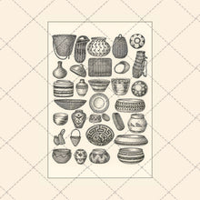 Load image into Gallery viewer, Vintage Tribal Baskets & Pottery Wall Art – Digital Download | A4 Size JPEG & PDF