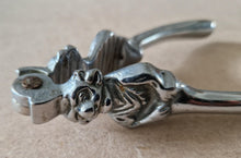 Load image into Gallery viewer, Vintage Chrome Metal Lincoln Imp Devil Head Crab Nut Cracker Nutcracker