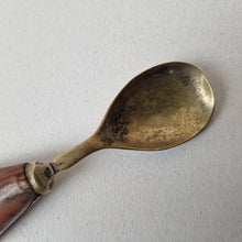 Load image into Gallery viewer, Rare Polished Marble Stone Handle Small EPNS Silver Plated Spoon 11.5cm long