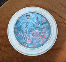 Load image into Gallery viewer, Royal Worcester Fine Bone China Market Scene Wall Plate Framed 28.5cm England