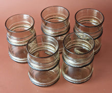 Load image into Gallery viewer, Set of 5 Fidenza Drinking Glasses Light Smoke Color 10 oz Made In Italy