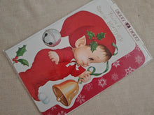 Load image into Gallery viewer, Vintage Unused Christmas Card , You’re a Special Brother , Cute Elf Design NEW