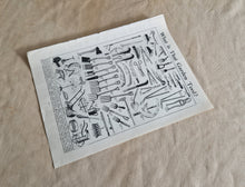 Load image into Gallery viewer, Gardening Tools & Equipments Image Illustrations Vintage Drawing Image Book Plate, What is That Gard