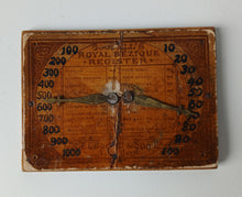 Load image into Gallery viewer, Antique Royal Bezique Register Score Counters Wooden Card Game Scorers Pair