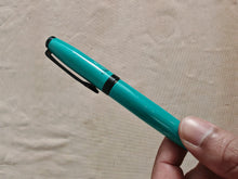 Load image into Gallery viewer, Platignum Studio Ballpoint Pen , Turquoise , Black Ink , 13.5cm , Used