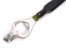 Load image into Gallery viewer, Vintage Black And White Whisky Bottle Shaped Handle Bottle Opener
