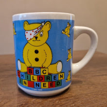 Load image into Gallery viewer, Pudsey Bear Children in Need Mug 1983 | Retro Tea Coffee Mug, Retro Kitchen
