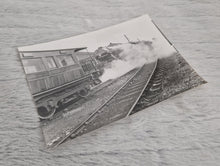 Load image into Gallery viewer, Black White Photo Locomotive Steam Engine North Yorkshireman 23/06/81 4472 Flying Scotman Passes the