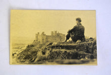 Load image into Gallery viewer, Vintage Photograph, Man Sitting By The Seaside Enjoying the Castle View ,1960s
