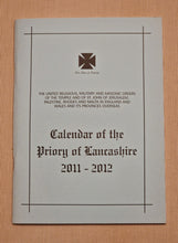 Load image into Gallery viewer, Calendar Of The Priory Of Lancashire 2011 - 2012 , Masonic Information Guide