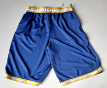 Load image into Gallery viewer, Nike Golden State Warriors NBA Basketball Shorts Blue Yellow Size XL 18-20