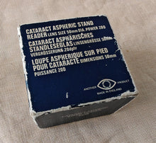 Load image into Gallery viewer, Collectable Hand Magnifier Plasta Aspheric Cataract Reader - Vintage 1950s Boxed