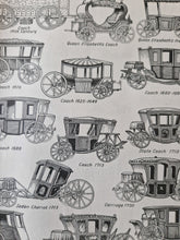Load image into Gallery viewer, Vintage Drawing Image Book Plate , Horse Coach Carriage Image Illustrations, When Was That Old Coach