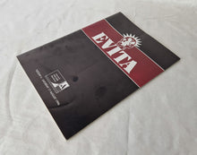 Load image into Gallery viewer, EVITA  programme from Palace Theatre Manchester Tues 6th Aug - Sat 17th Aug 1996