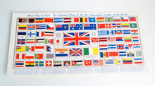 Load image into Gallery viewer, Vintage Large Book Plate: World Flags. The National Flags Of All the independent people of the wor