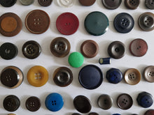 Load image into Gallery viewer, Job lot of 60 Used Vintage Mixed Colour Buttons , Mixed Sizes and Mixed Designs