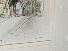 Load image into Gallery viewer, Vintage Print Picture In Wooden Frame: Norwich The Ethelbert Gate M.A Cole