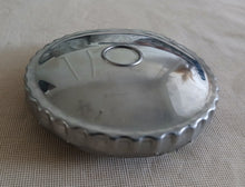 Load image into Gallery viewer, Vintage Metal Fuel Cap Cover 11cm Diameter Classic Car Tractor HGV Style