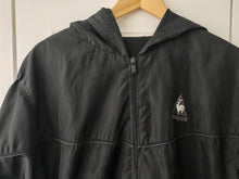 Load image into Gallery viewer, Le Coq Sportif Men’s Black Hooded Jacket Size S Full Zip Windbreaker Sportswear
