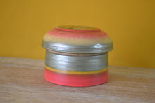 Load image into Gallery viewer, Vintage Indian round bamboo trinket jewellery storage box, Hindu God Theme