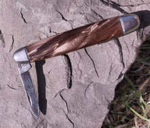 Load image into Gallery viewer, Vintage Brown Plastic Cover handled Folding Pen Knife