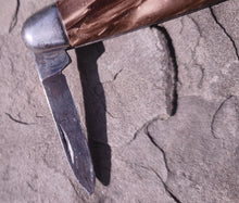 Load image into Gallery viewer, Vintage Brown Plastic Cover handled Folding Pen Knife