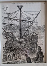 Load image into Gallery viewer, Dick Whittington And His Cat By The Thames Quayside Print Wooden Picture Frame