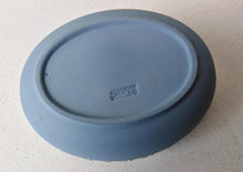 Load image into Gallery viewer, Vintage Wedgwood Jasperware Trinket Box – Blue & White Classical Relief – Collectible