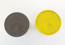 Load image into Gallery viewer, 2 x vintage colman's purveyor's clear glass mustard jars, Empty Spice Storage Jars, Kitchena
