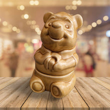 Load image into Gallery viewer, Walt Disney Co Winnie The Pooh Ceramic Honey Pot 1987 Vintage Small Cookie Jar