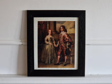 Load image into Gallery viewer, Prince William II Of Orange & Mary Stuart Painting By Anthony Van Print In Frame