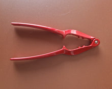 Load image into Gallery viewer, Vintage Red Colour NUT CRACKER Chrome Heavy Duty Nutcrackers Crack