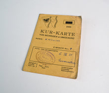 Load image into Gallery viewer, Vintage German Hotel Discount Card: Kurkarte von meiringen umgebung (Kurkarte of Meiringen surroundi