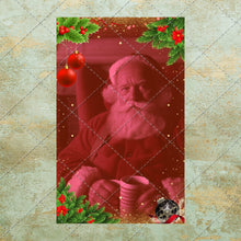 Load image into Gallery viewer, Santa Claus digital Father Christmas prints Winter Postcards Journaling printable Instant Digital Download JPEG PDF Images 12 Designs