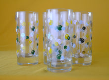 Load image into Gallery viewer, Vintage Set of 4  Rayware Drink Glass Tumblers, Balloon Design, Kitchen / Barware, Kitchenalia, Yell