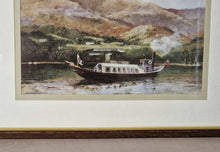 Load image into Gallery viewer, Vintage Print Picture In Wooden Frame: The Gondola Coniston By Cameo Sutton Coldfield Dennis Harper