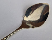 Load image into Gallery viewer, Antique Silver Plated Spoon, Berry Spoon, Small Serving, Preserve Spoon, Ornate Design Handle, Uniqu